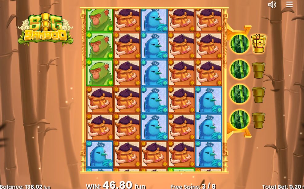 Win screen with the round total in A$